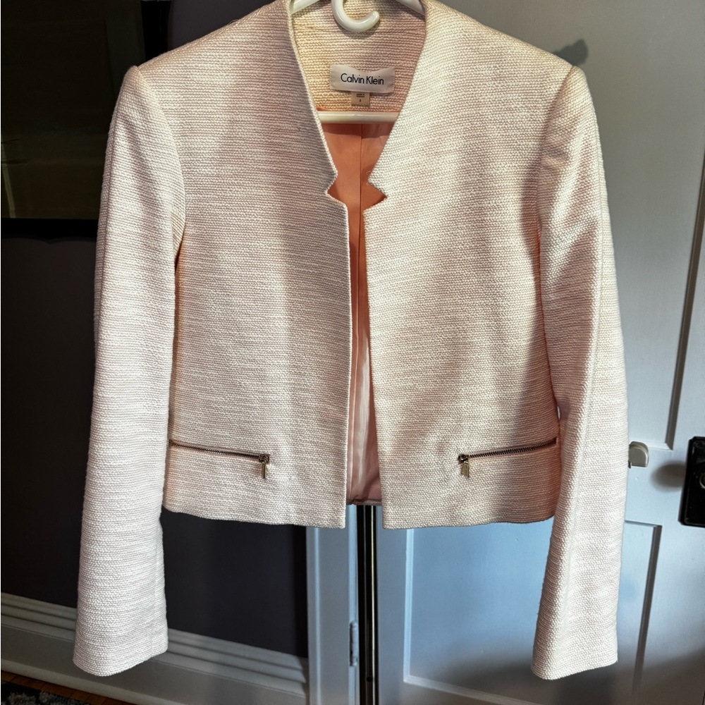 Calvin Klein Pink Textured Jacket